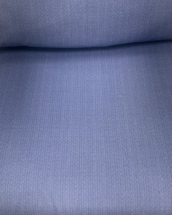 WHITE WICKER CHAIR SOLID BLUE CUSHIONS    36" x 35"x 36"