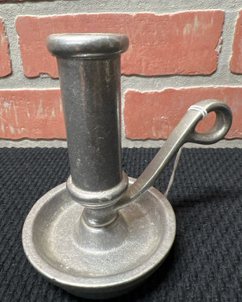 CANDLE HOLDER PEWTER 5" H X 3.5" W