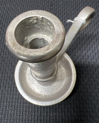 CANDLE HOLDER PEWTER 5" H X 3.5" W