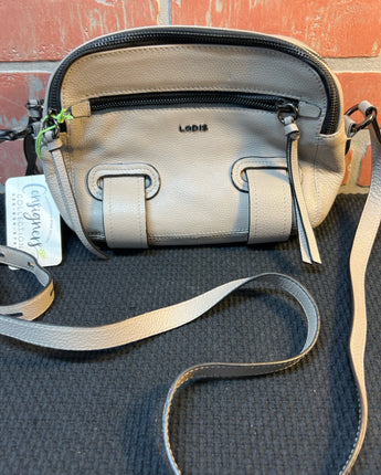 LODIS GRAY CROSSBODY HANDBAG