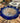 SHANNON CRYSTAL DK BLUE GLASS BOWL