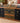 VINTAGE DOME TOP STEAMER TRUNK WITH LEATHER HANDLES