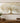 NATURAL WOOD FRAME, WHITE CANVAS, GOLDEN TEXTURED TREE