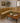HICKORY CHAIR CURVED TEXTURED GOLDEN BEIGE FABRIC SECTIONAL SOFA