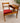 VINTAGE TELEPHONE 'GOSSIP' BENCH, RED UPHOLSTERED SEAT