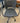 DESK CHAIRWICKER  BLACK WITH CUSHION