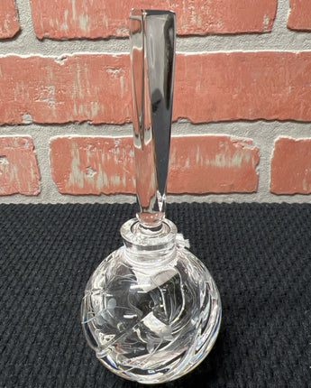 VINTAGE MIKASA CRYSTAL PERFUME DECANTER 6"X2.5"X2.5"