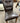 FAUX BROWN LEATHER DINING CHAIR W/BUTTON TUFTED BACK