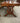 VINTAGE MAHOGANY COFFEE TABLE, LYRE DESIGN ON SIDES