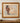 R.C. GORMAN NAVAJO "SUE-BAH" PRINT IN PINE FRAME, CREAM MAT