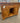 SIDE BOARD, OAK, 1 DRAWER, 2 DOORS, FLIP TOP, CUBBY w/ GLASS SHELF