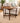 VINTAGE WOOD ACCENT TABLE WITH FOUR SPINDLE LEGS 29.5 X 32" X 19.5"
