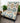 UPHOLSTERED CHAIR W/TEAL, CREAM, GOLD GEOMETRIC PATTERN