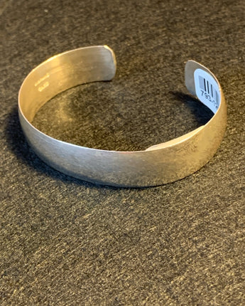 STERLING SILVER, 7" CUFF BRACELET