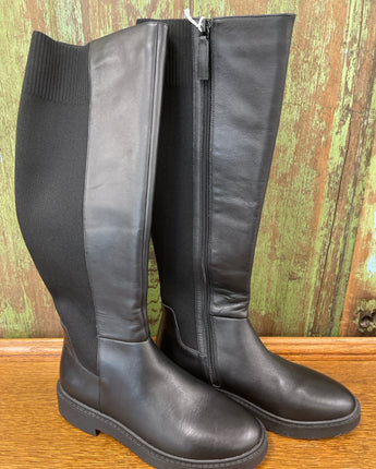 BOOTS ANDRE' ASSOUS WOMEN'S VIVA KNEE HIGH BLACK BOOTS 8.5 MEDIUM