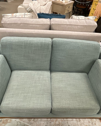 MCM  LOVE SEAT, "CERI ARTICLE", TEAL