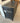 BLACK DISTRESSED END TABLE, 1 DRAWER, 1 DOOR