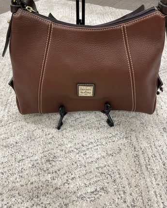 DOONEY & BOURKE BROWN PEBBLED LEATHER