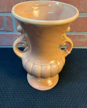 SHAWNEE PINK URN VASE CIRCU 1940'S 7.5"X5.5"X4.25"