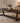 ARHAUS RECTANGLE TABLE, BLACK ANGLE LEGS