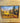 BURGUNDY W/GOLD DISTRESS FRAME TUSCANY SCENE BROWNS YELLOWS GREENS BLUES