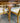 COCHRAN OVAL OAK DR TABLE, 2 ARM CHAIRS, 4 SIDE CHAIRS, OFF WHITE UPHOLSTERY