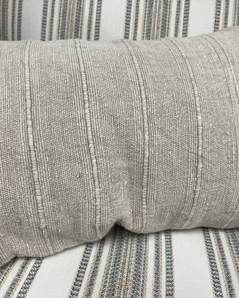 ARHAUS BEIGE WOVEN LUMBAR PILLOW