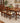 TRADITIONAL CHERRY FINISH DINING TABLE WITH 6 CHAIRS WITH CABRIOLE LEGS
