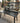 BLACK SPINDLE BACK ENTRY WAY BENCH