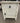 NIGHTSTAND CREAM WITH BLACK HARDWARE 1 DRAWER, 1 DOOR