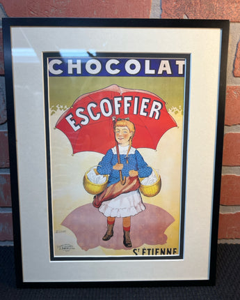 CHOCOLAT ESCOFFIER ST ETIENNE LITTLE GIRLE W/WHITE APRON