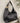 MICHAEL KORS FULTON STYLE HOBO SHOULDER BAG, BLACK PEBBLED LEATHER