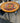 TALAVERA, END TABLES, MADE IN MEXICO, MULTI COLOR ON METAL STAND