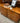 WOOD HONEY COLORED DRESSER W/MIRROR & 10 DRAWERS W/SILVER KNOBS