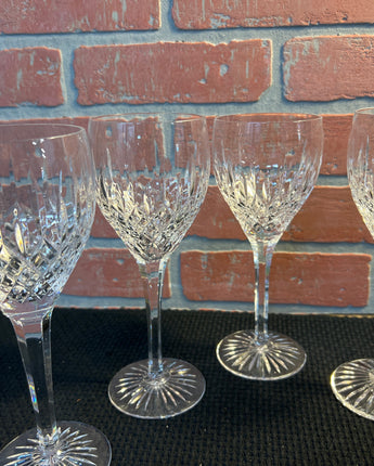 SHAFTESBURY, SET OF 4, CRYSTAL GOBLET STEMWARE