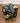 BLACK TROPICAL PRINT FABRIC OTTOMAN