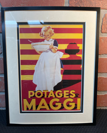 PORTAGES MAGGI LITTLE GIRL W/MIXING BOWL & WHITE APRON