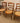 SET OF 3 LADDER BACK CHAIRS WITH CANE SEATS AND TURNED LEGS
