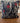MACKENZIE CHILDS BLUETOPIA KATSURA 14X14 BLUE/RED/WHITE PILLOW