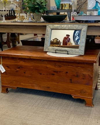 CEDAR CHEST STAINED BROWN