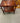 MAHOGANY SERVING CART ON WHEELS, TRAY ON BOTTOM