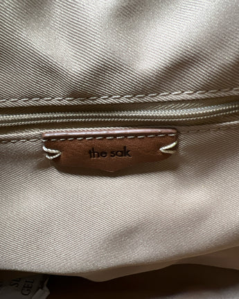 THE SAK ROMA SHOPPER SHOULDER TOTE W/DOUBLE STRAPS