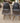 SET OF 2 BROWN PLASTIC CHAIRS WITH WOODEN LEGS
