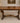 ANTIQUE LIBRARY TABLE, WALNUT WOOD, ORNATE LEGS