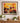 MODERN ABSTRACT FRAMED PICTURE, GOLD, GREEN, ORANGE, BROWN, EARTH COLORS 29.5" x