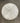ROUND WHITE/SILVER COW HIDE OTTOMAN