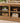 NEW, ARHAUS, MEDIA CABINET, SLIDING  GLASS DOORS, SHELVING, NATURAL OAK, WEATHER