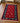 RED AND BLUE FLAT WEAVE FOLK ART AREA RUG