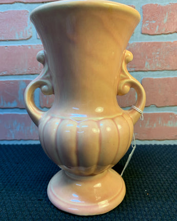 SHAWNEE PINK URN VASE CIRCU 1940'S 7.5"X5.5"X4.25"