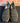 OTBT ISLANDER BLACK CLOTH TOP TRI COLOR WEDGE